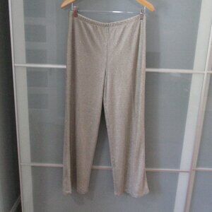Spencer Alexis Mesh Flat Front Wide Leg Pants